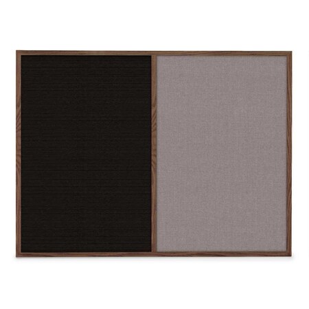 United Visual Products Slim Style Indoor Enclosed Corkboard, 48 UVRDS48SBH-GOLD-AMETHY